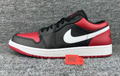 Nike Air Jordan 1 AJ1 Low Black Gym Red White Men Shoes 553558-066